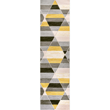 Kehoe Retro Diamonds Geometric Area Rug